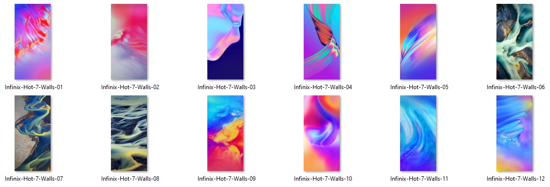 Download Infinix Hot 7 Stock Wallpapers (HD+ resolution)