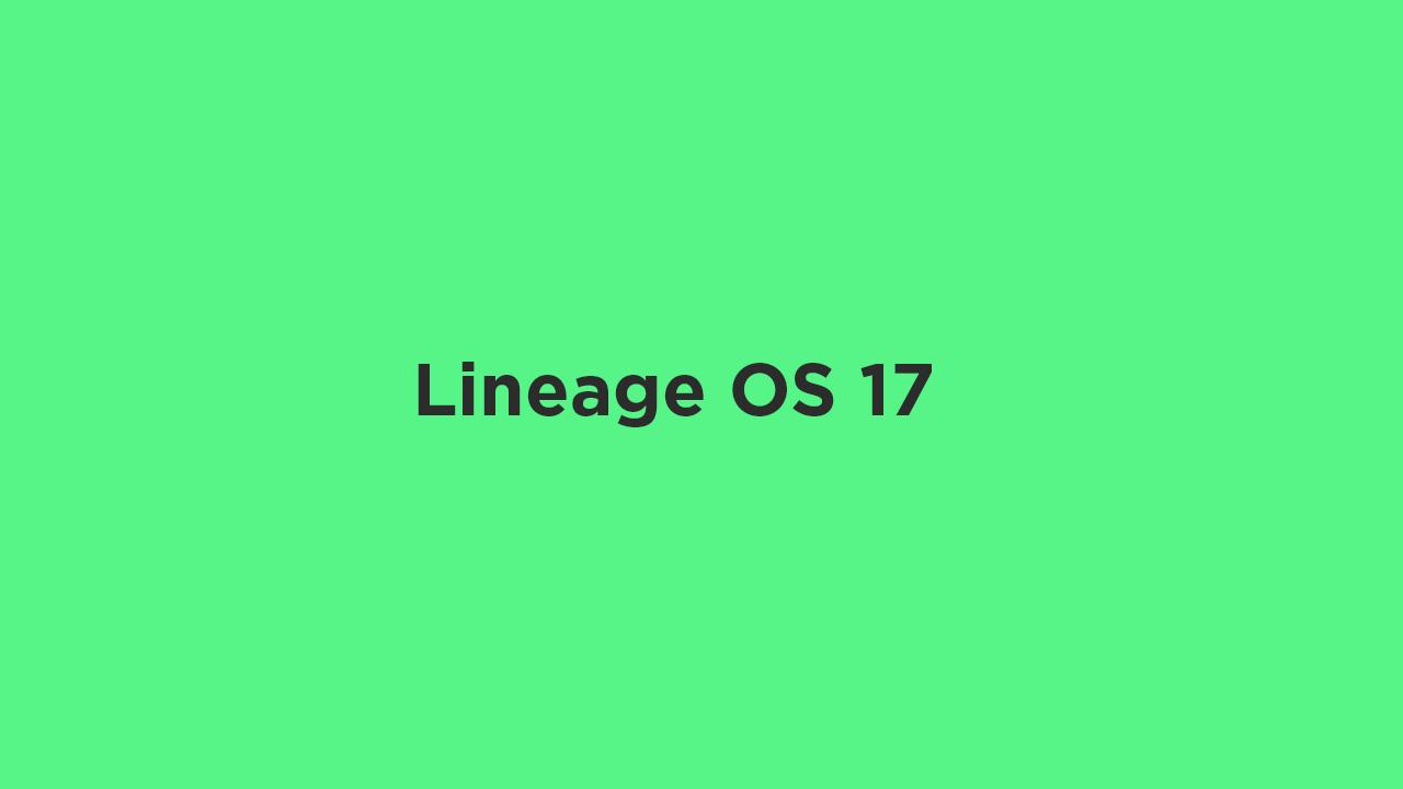 Lineage OS 17 for OnePlus 6T (Android 10)